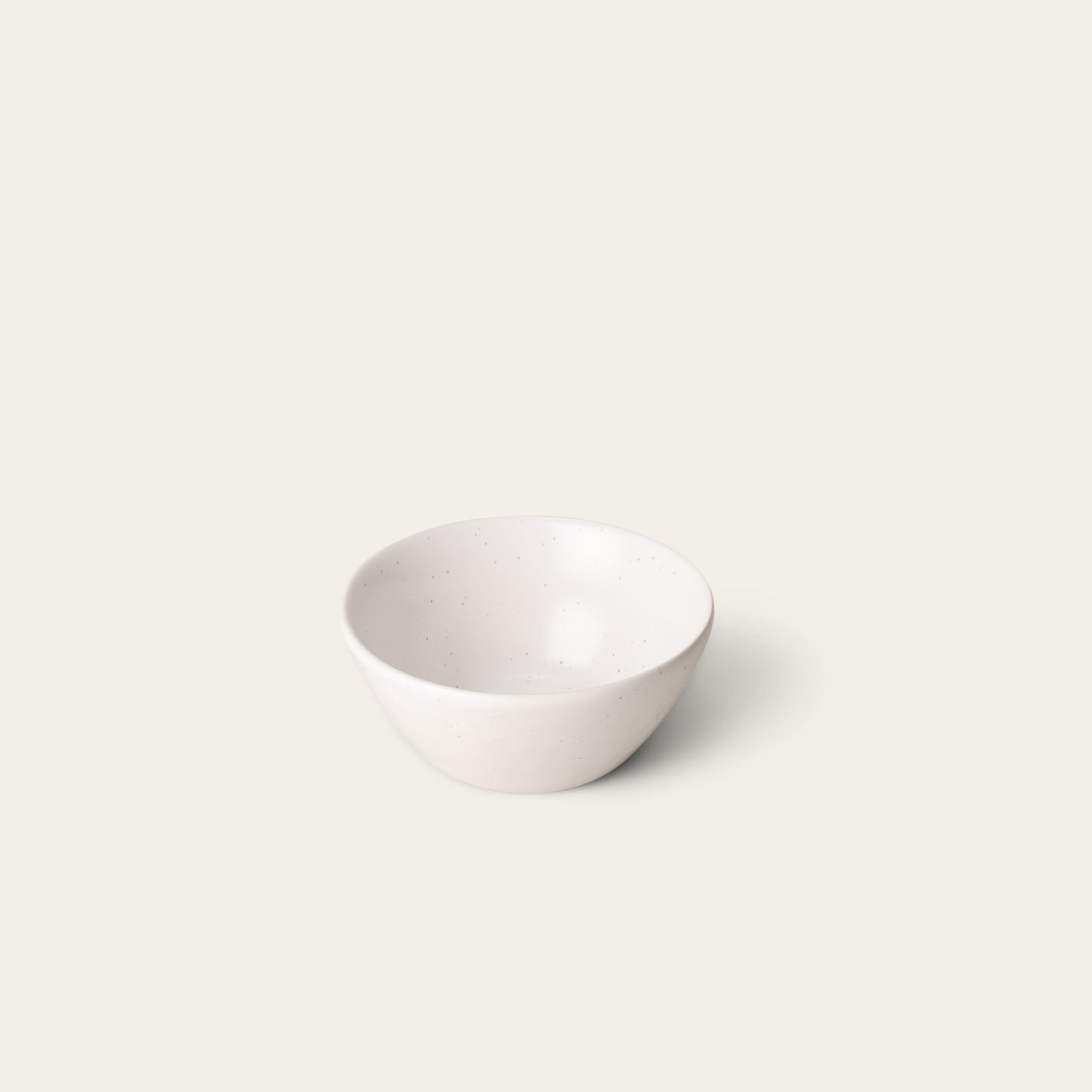 Single Dessert Bowl Dinnerware Admin Speckled White