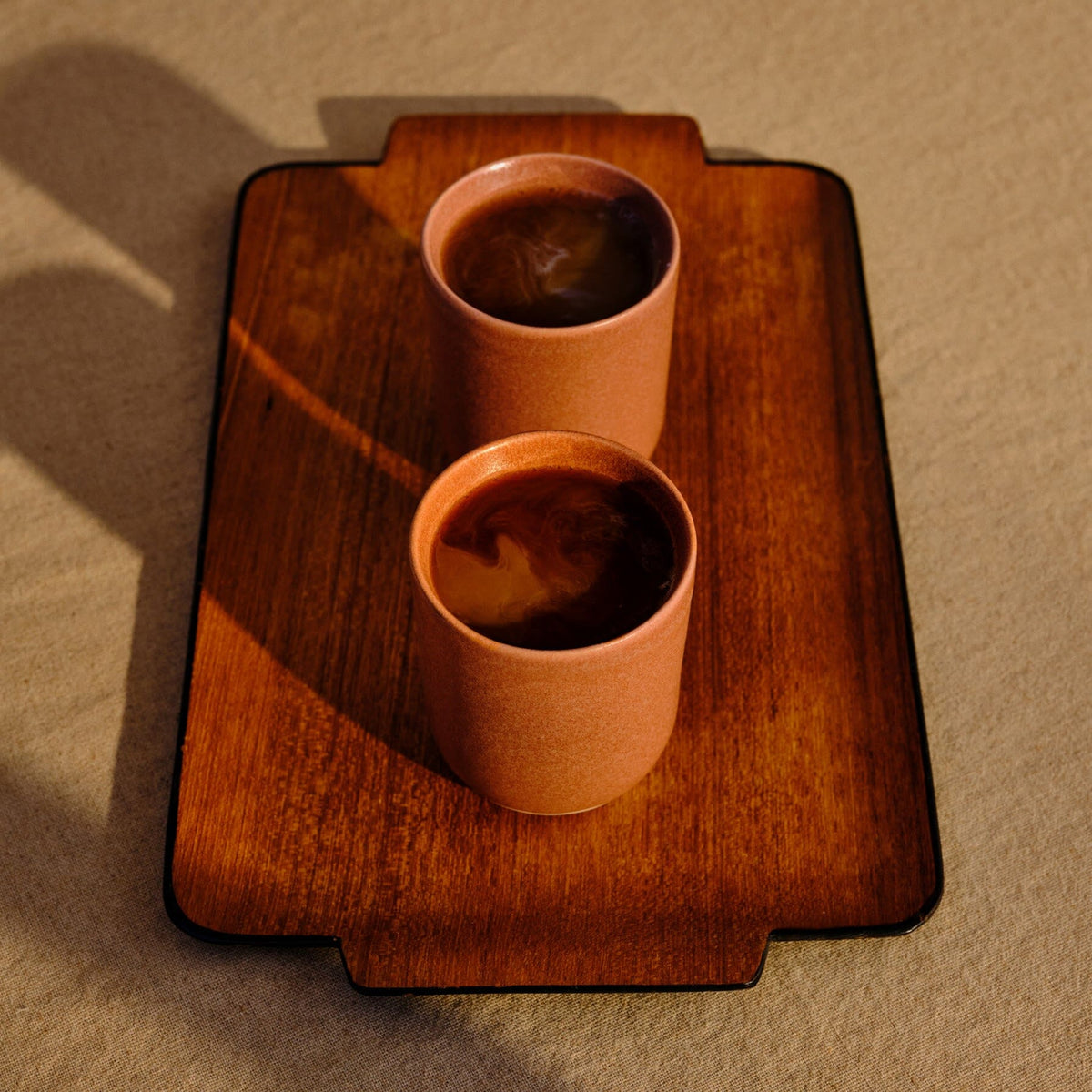 Cappuccino Cups by Fable Home, featured in a canyonclay finish. – #canyonclay