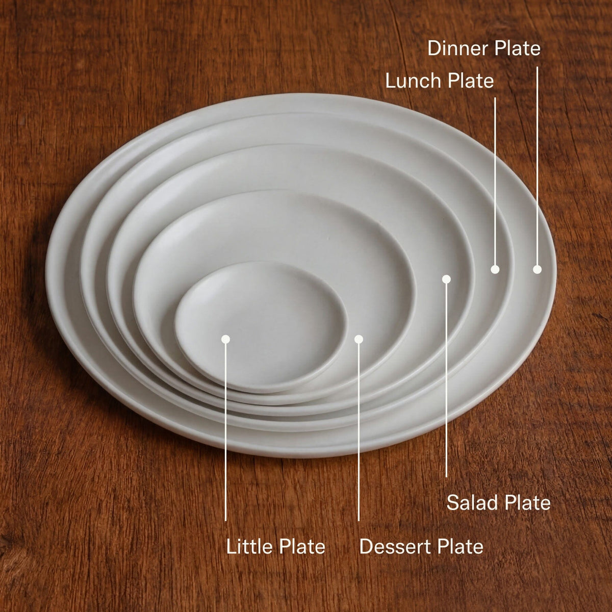 Dinner Plates by Fable Home, featured in a canyonclay finish. – #canyonclay