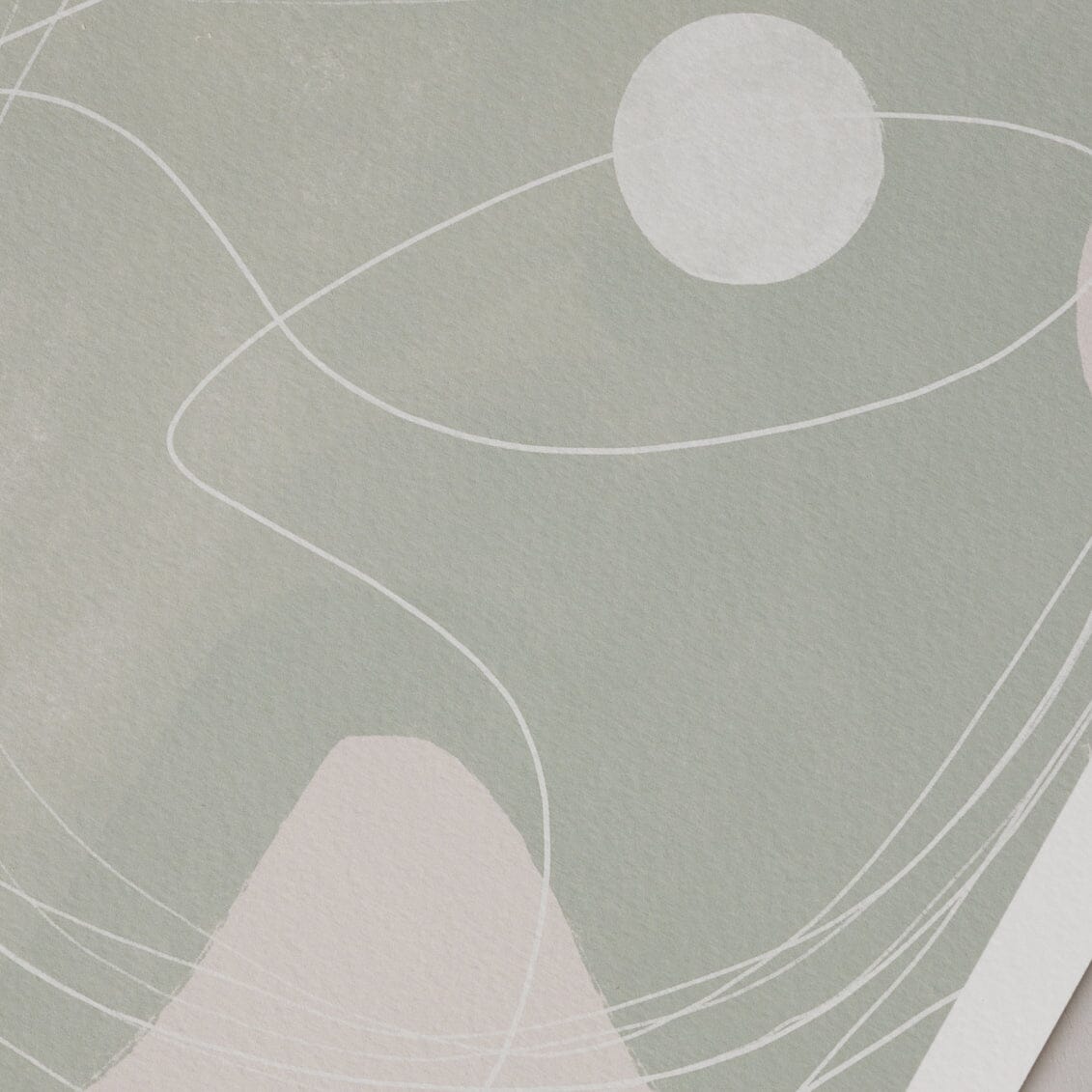Mindfulness print -  8 x 10" wall art by Fable Home, shown in a withframe finish. – #withframe