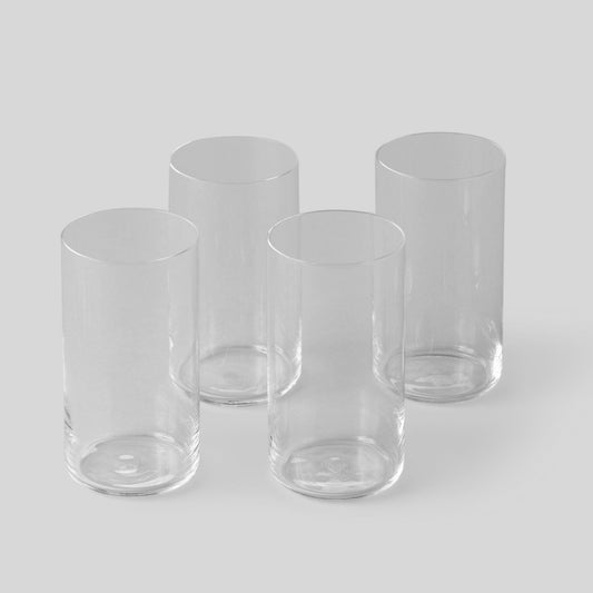 Tall Soda lime glassware from Japan #clear